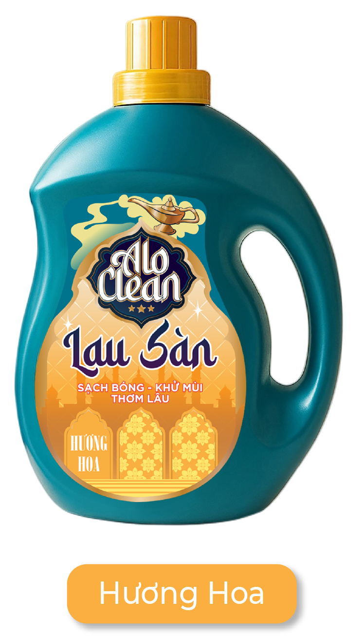 Nước Lau Sàn ALO CLEAN Hương Hoa (Can 3.8L)