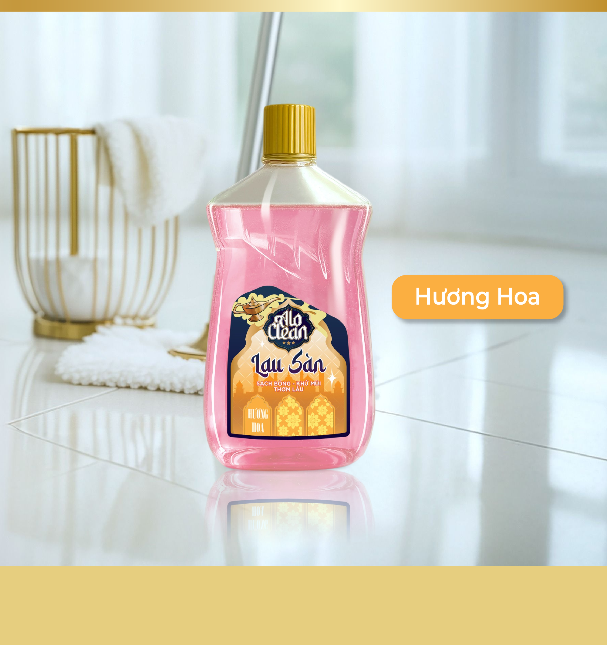 Nước Lau Sàn ALO CLEAN Hương Hoa (Can 1L)