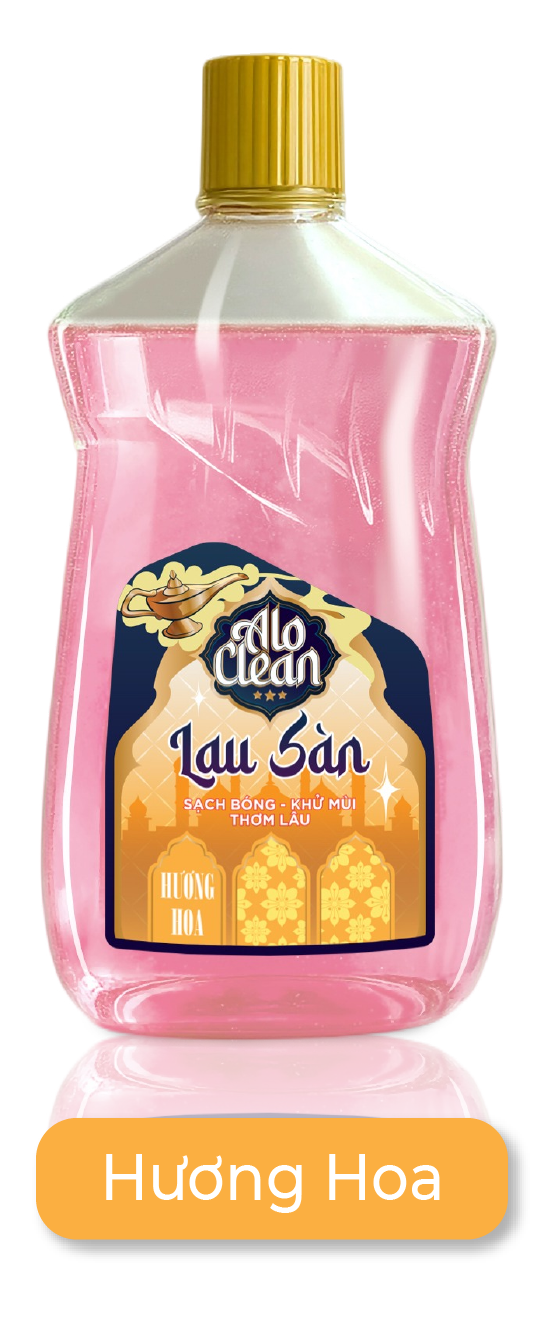 Nước Lau Sàn ALO CLEAN Hương Hoa (Can 1L)