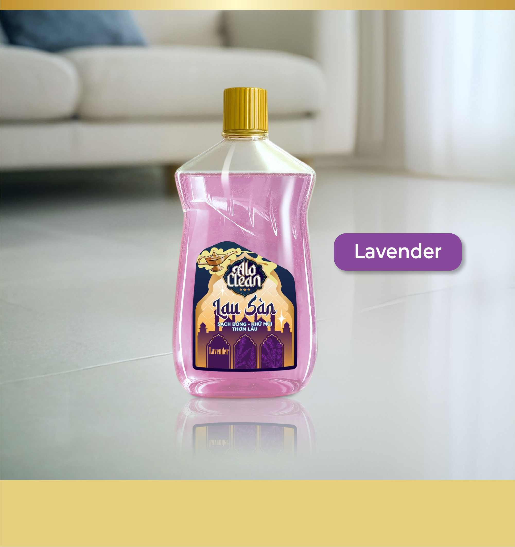 Nước Lau Sàn ALO CLEAN Lavender (Can 1L)