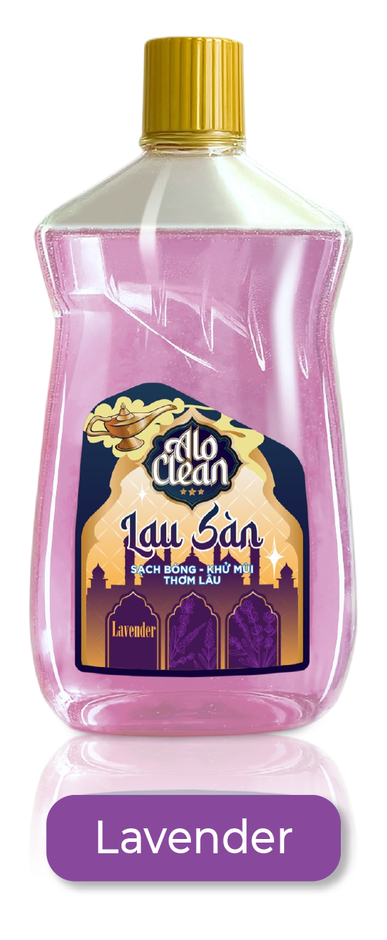 Nước Lau Sàn ALO CLEAN Lavender (Can 1L)