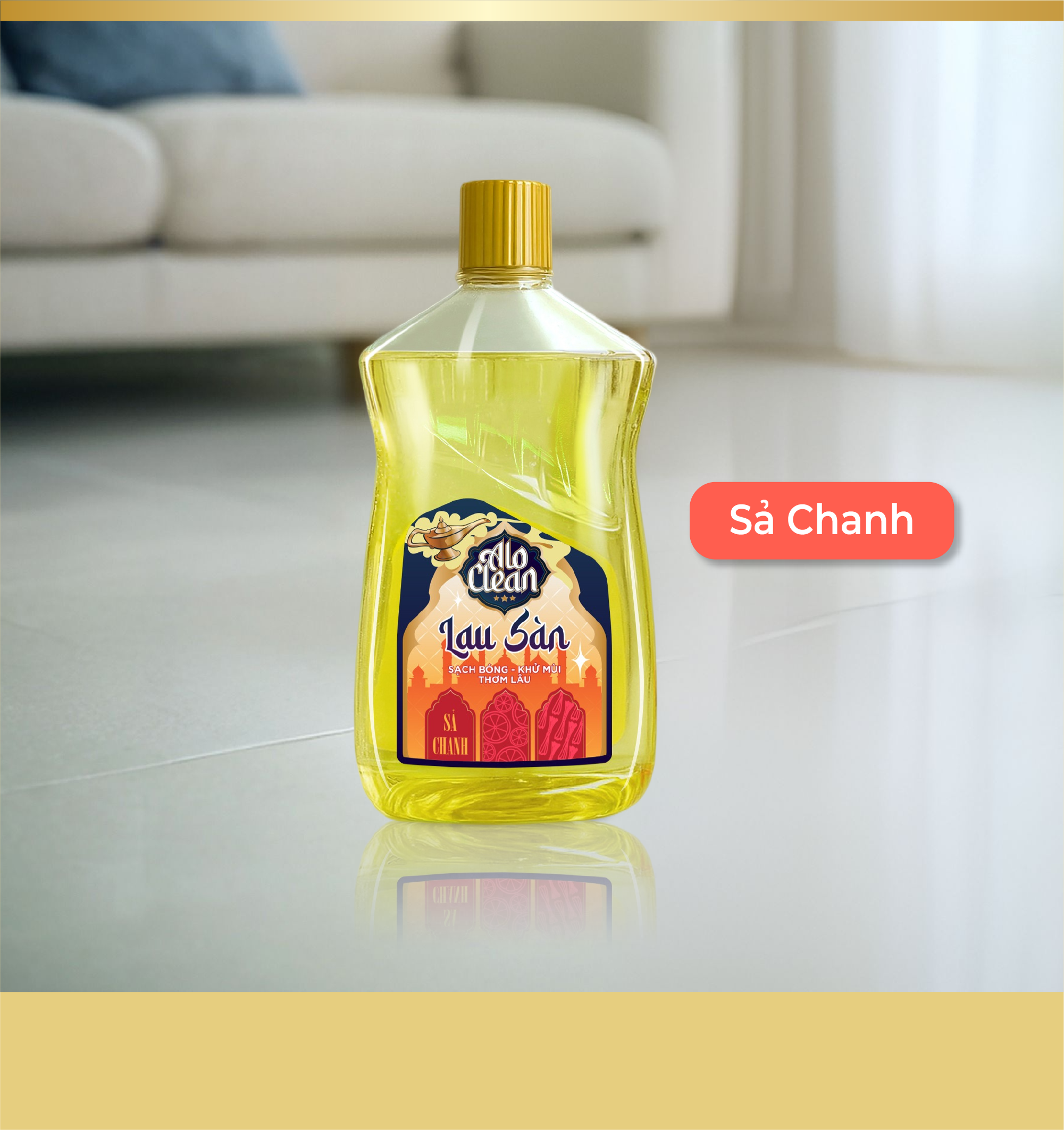 Nước Rửa Chén ALO CLEAN Hương Chanh (Chai 750ml)