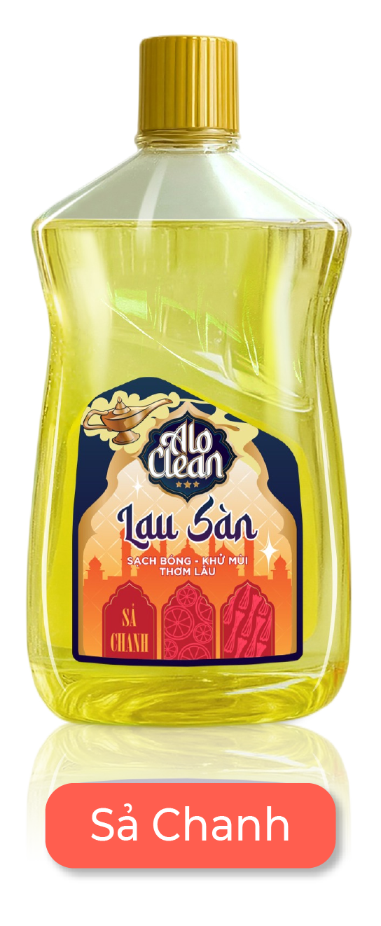 Nước Lau Sàn ALO CLEAN Sả Chanh (Can 1L)