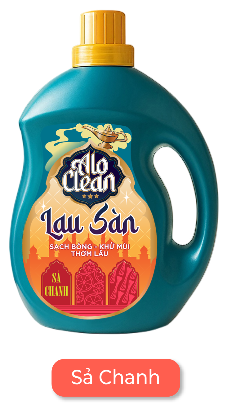 Nước Lau Sàn ALO CLEAN Sả Chanh (Can 3.8L)
